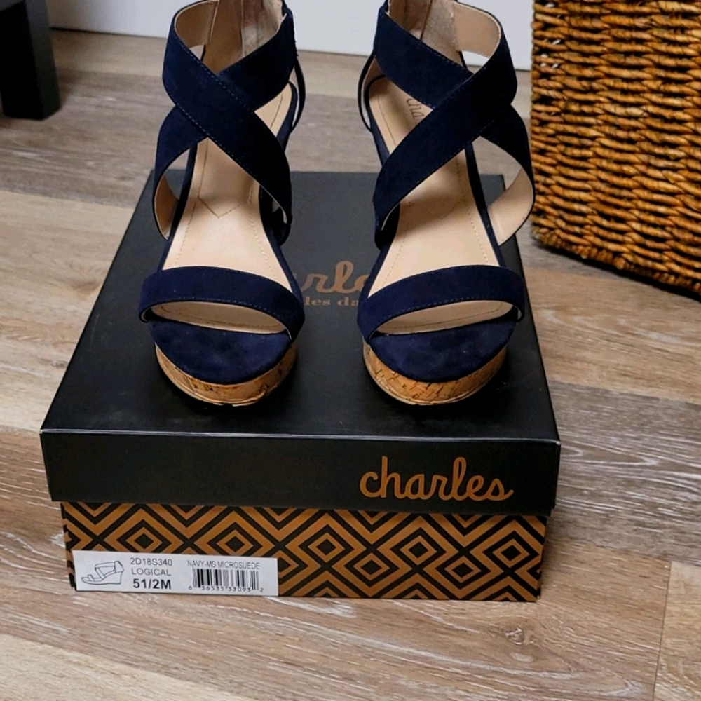 Charles by Charles David Cork Wedges